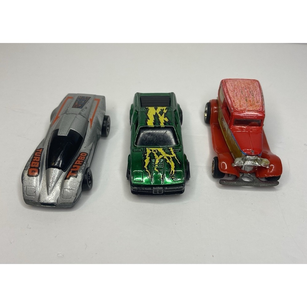 Vintage Hot Wheels Lot Sol-Aire CX4 Wind Splitter Larrys Garage Diecast Cars 80s